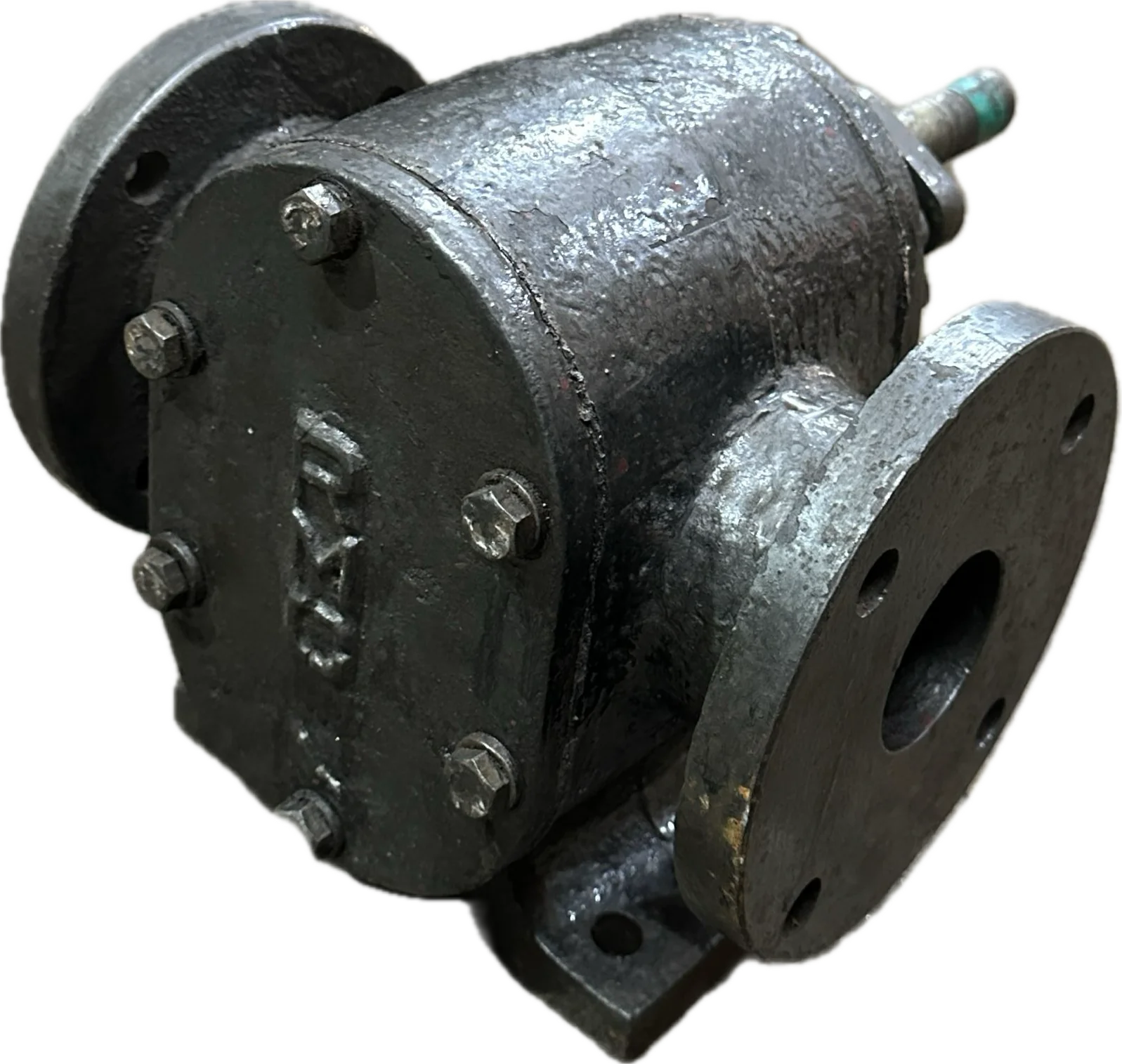 2×2 Helical Gear Pump — Back