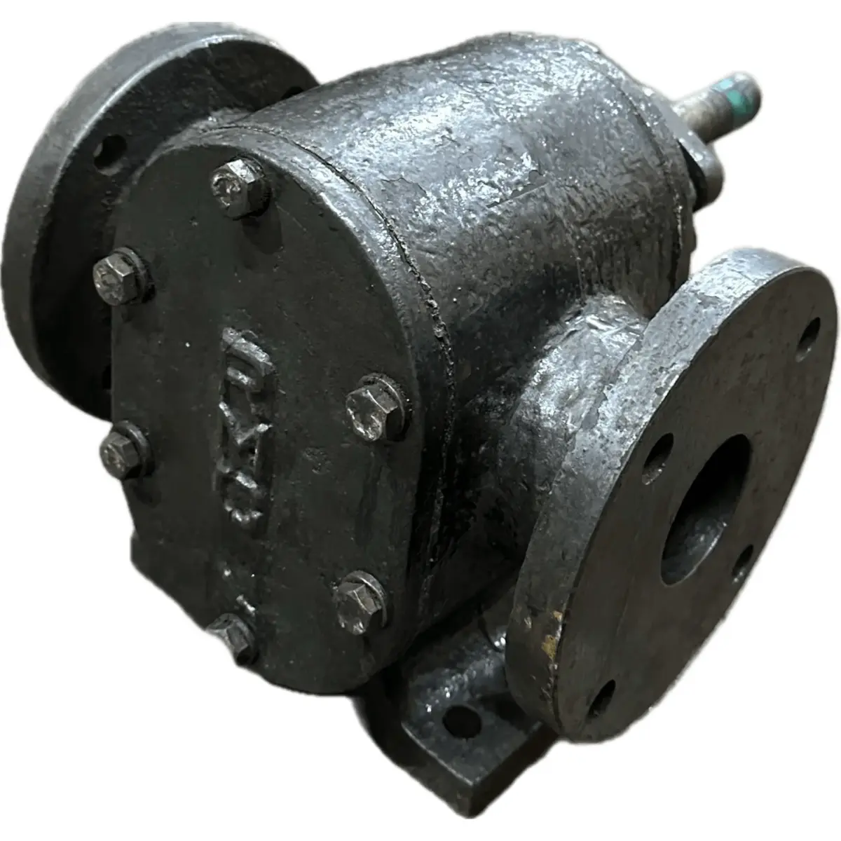 2x2 Helical Gear Pump - Side View