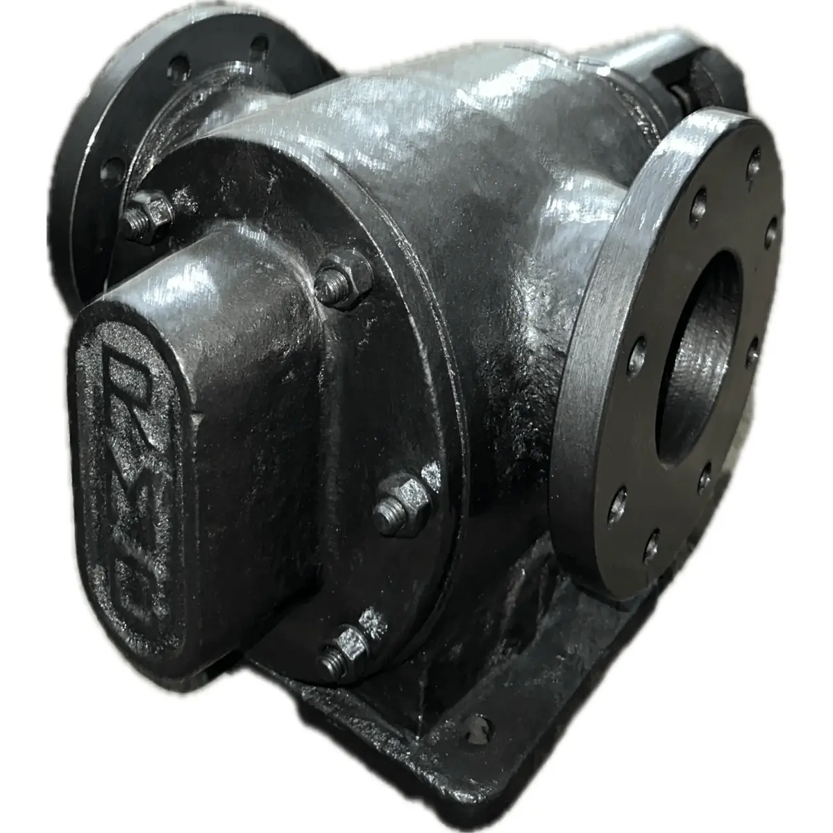 4x4 Heavy Duty Helical Gear Pump - Side View